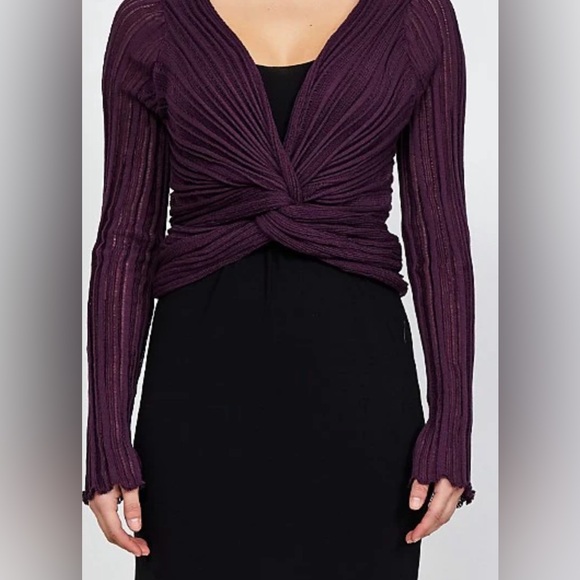 IOANNA KOURBELA Archetypes Multiple Ways Wrap Cardigan NWT one size - Picture 7 of 15